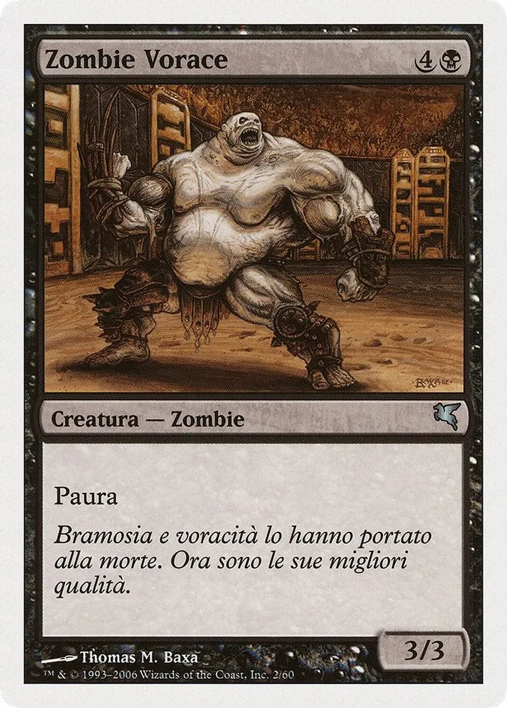 Gluttonous Zombie (Italian)