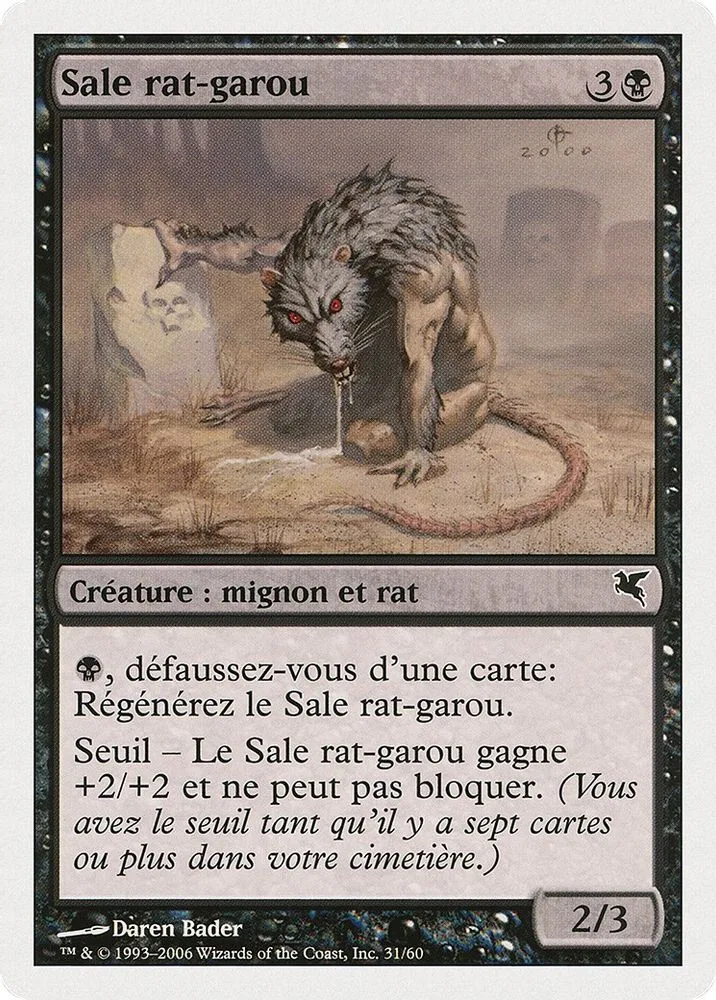 Dirty Wererat (French)