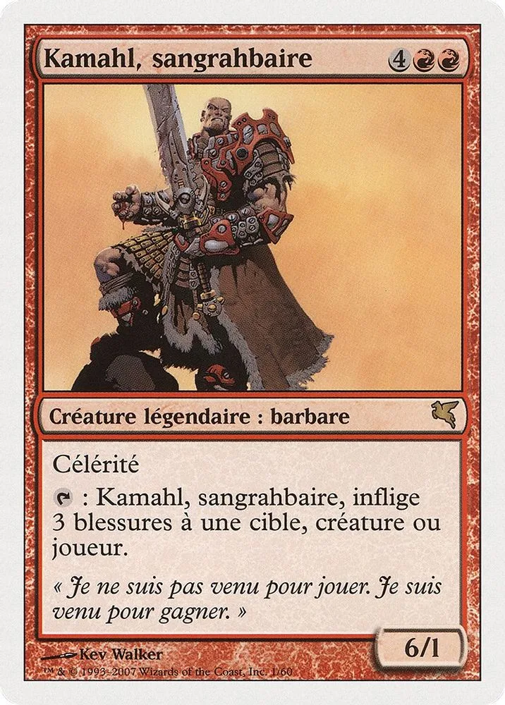 Kamahl, Pit Fighter (French)