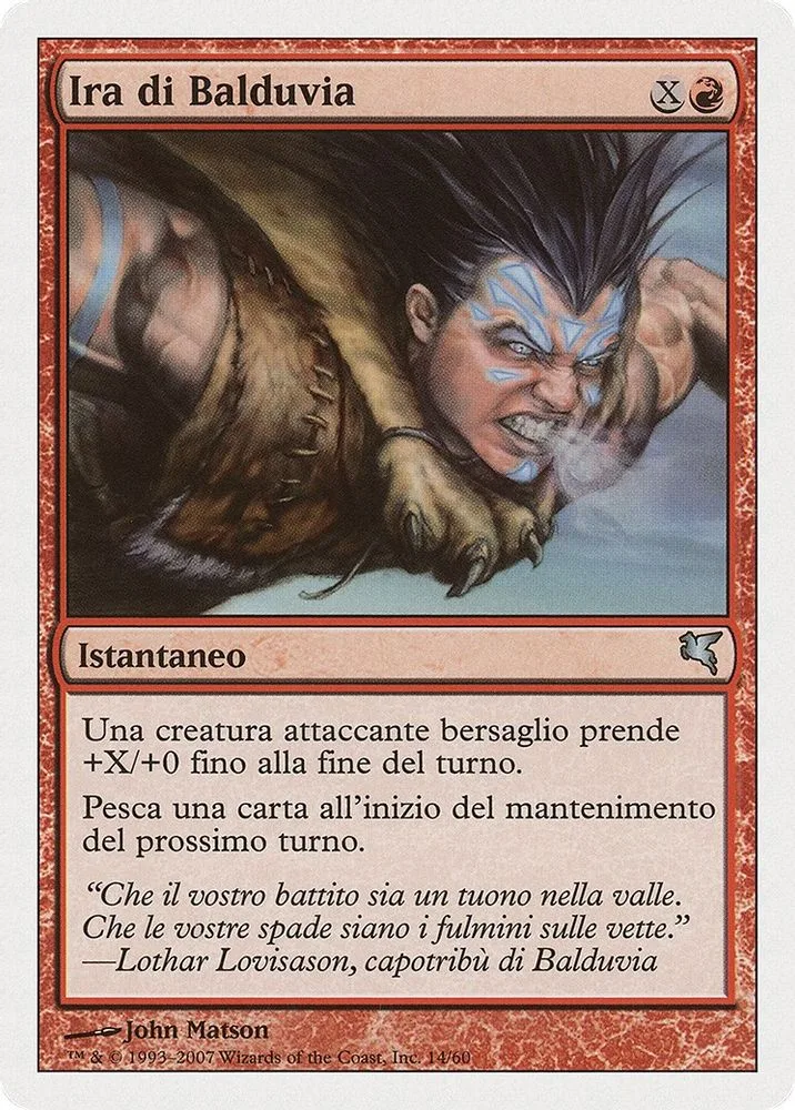 Balduvian Rage (Italian)
