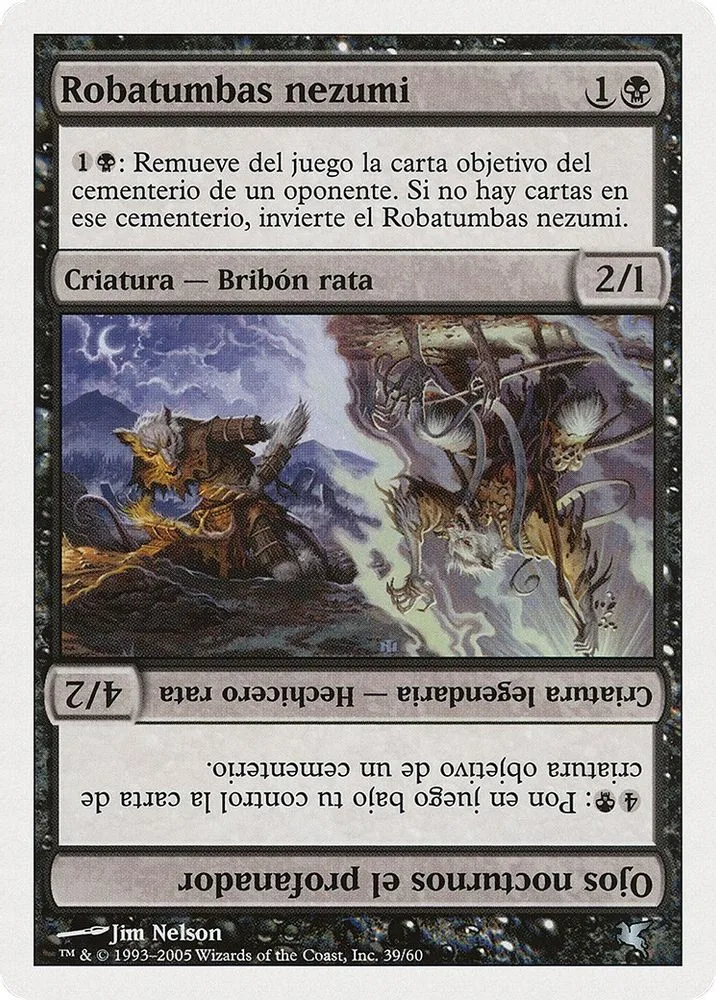 Nezumi Graverobber // Nighteyes the Desecrator (Spanish)