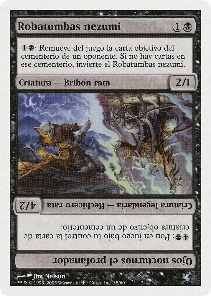 Nezumi Graverobber // Nighteyes the Desecrator (Spanish)