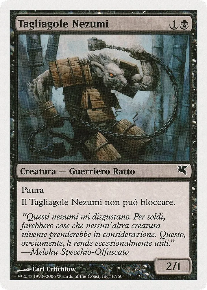 Nezumi Cutthroat (Italian)