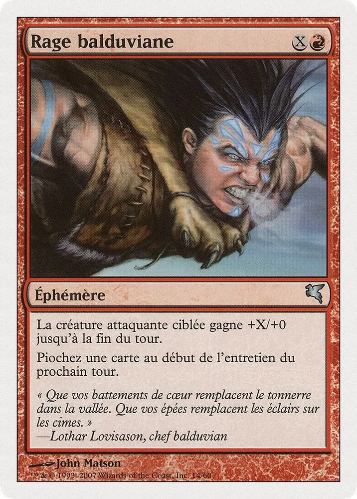 Balduvian Rage (French)