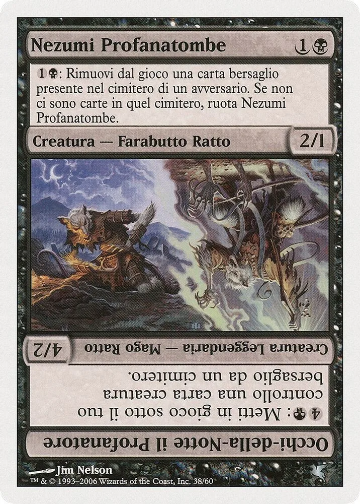 Nezumi Graverobber // Nighteyes the Desecrator (Italian)
