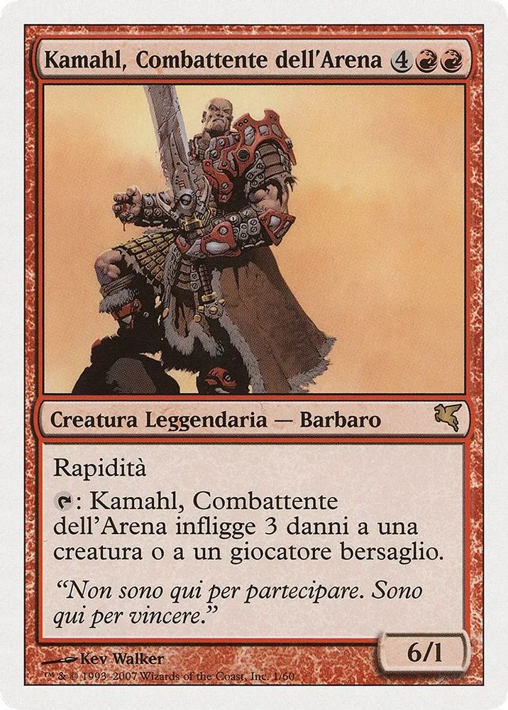 Kamahl, Pit Fighter (Italian)
