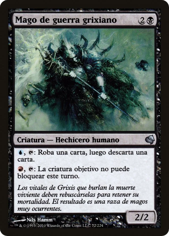 Grixis Battlemage (Spanish) - "Mago de guerra grixiano"
