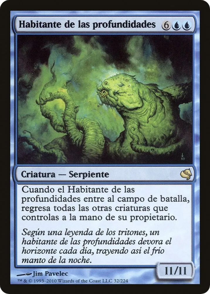 Denizen of the Deep (Spanish) - "Habitante de las profundidades"