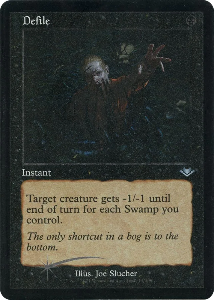 Defile (Retro Frame · Foil Etched)