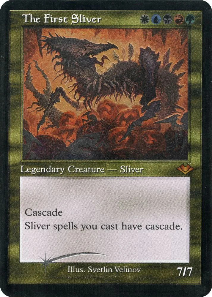 The First Sliver (Retro Frame · Foil Etched)