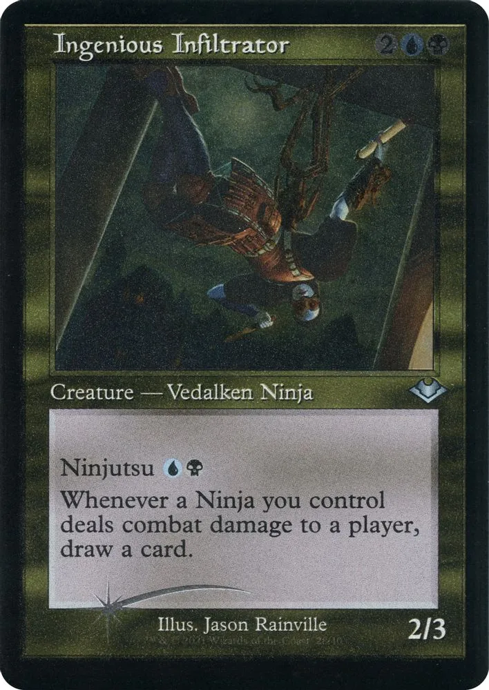 Ingenious Infiltrator (Retro Frame · Foil Etched)