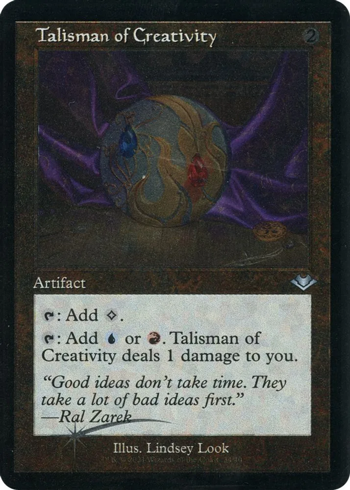 Talisman of Creativity (Retro Frame · Foil Etched)