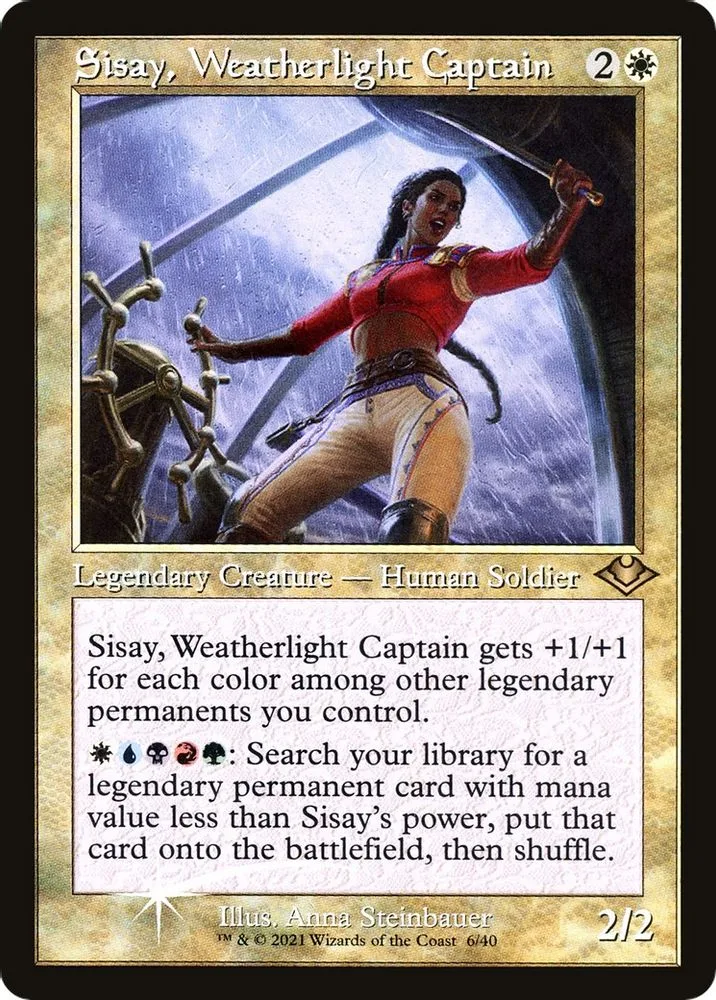 Sisay, Weatherlight Captain (Retro Frame)