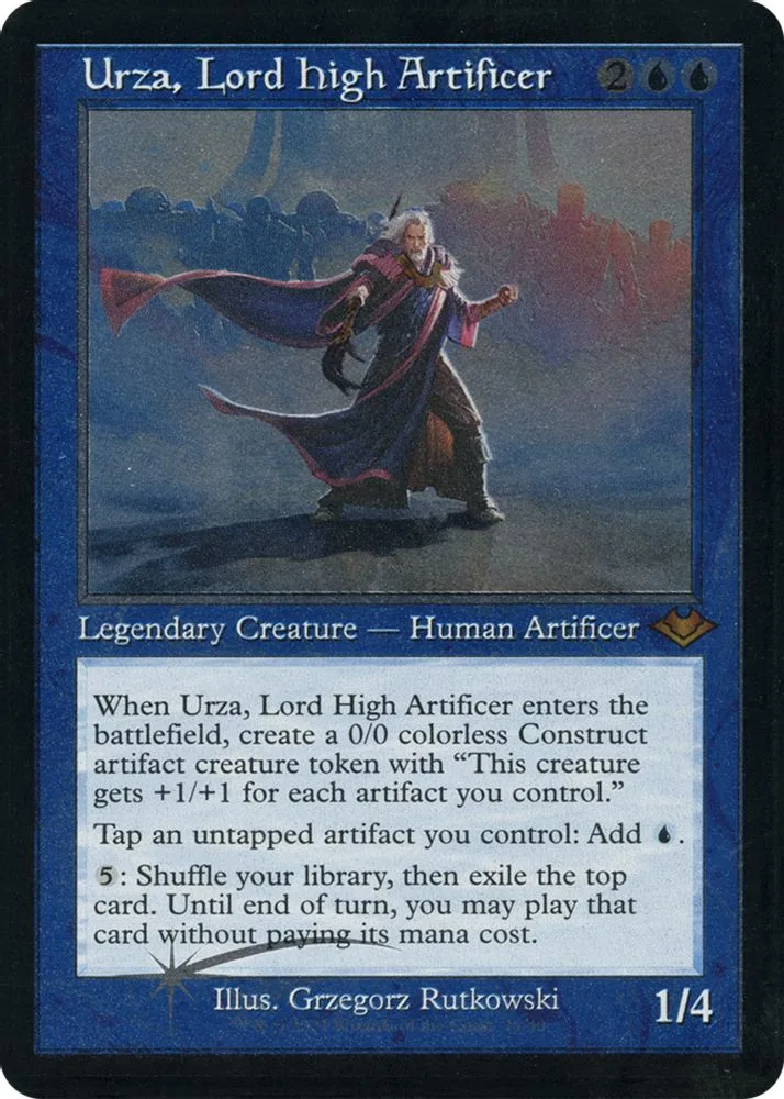 Urza, Lord High Artificer (Retro Frame · Foil Etched)
