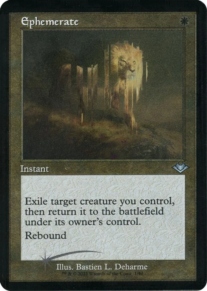 Ephemerate (Retro Frame · Foil Etched)