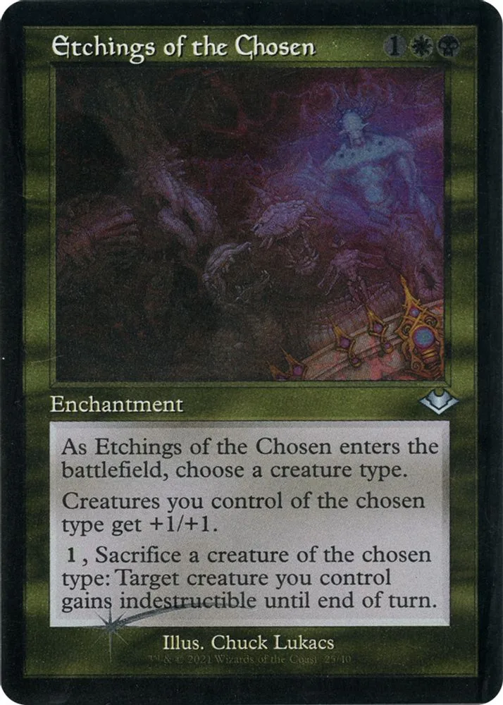 Etchings of the Chosen (Retro Frame · Foil Etched)