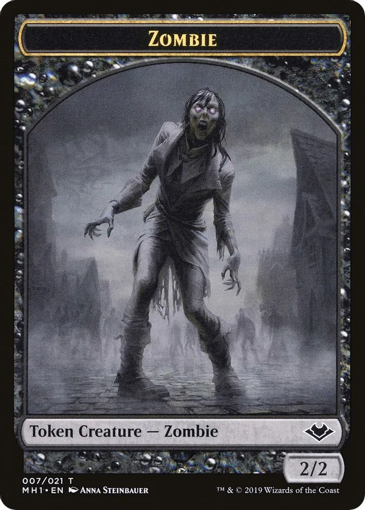 Zombie // Golem Double-Sided Token