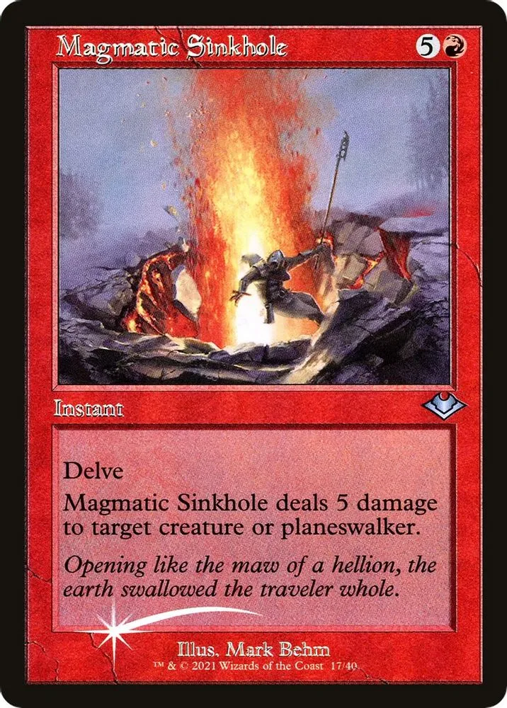 Magmatic Sinkhole (Retro Frame)