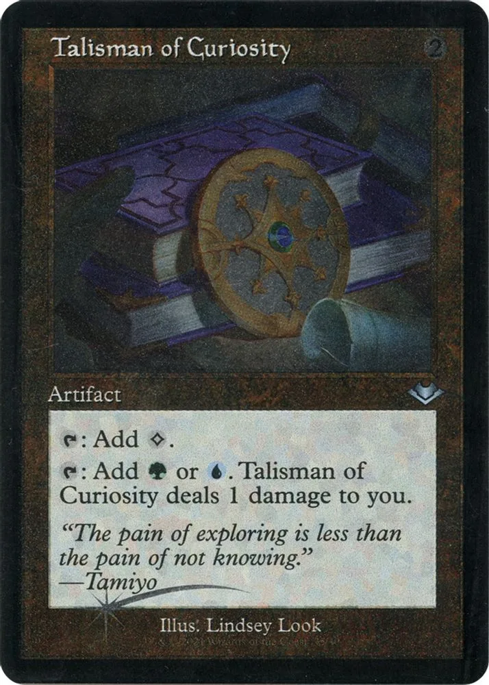 Talisman of Curiosity (Retro Frame · Foil Etched)