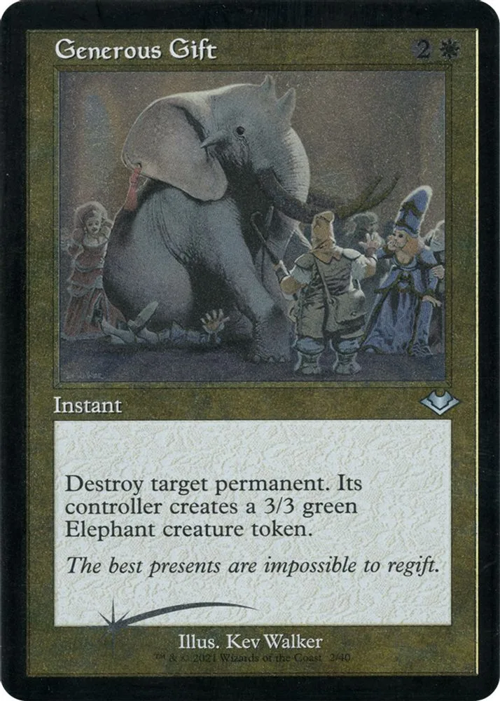 Generous Gift (Retro Frame · Foil Etched)