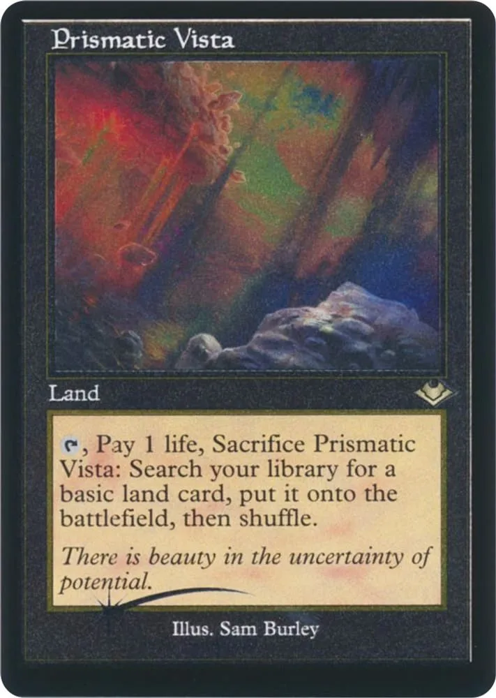 Prismatic Vista (Retro Frame · Foil Etched)