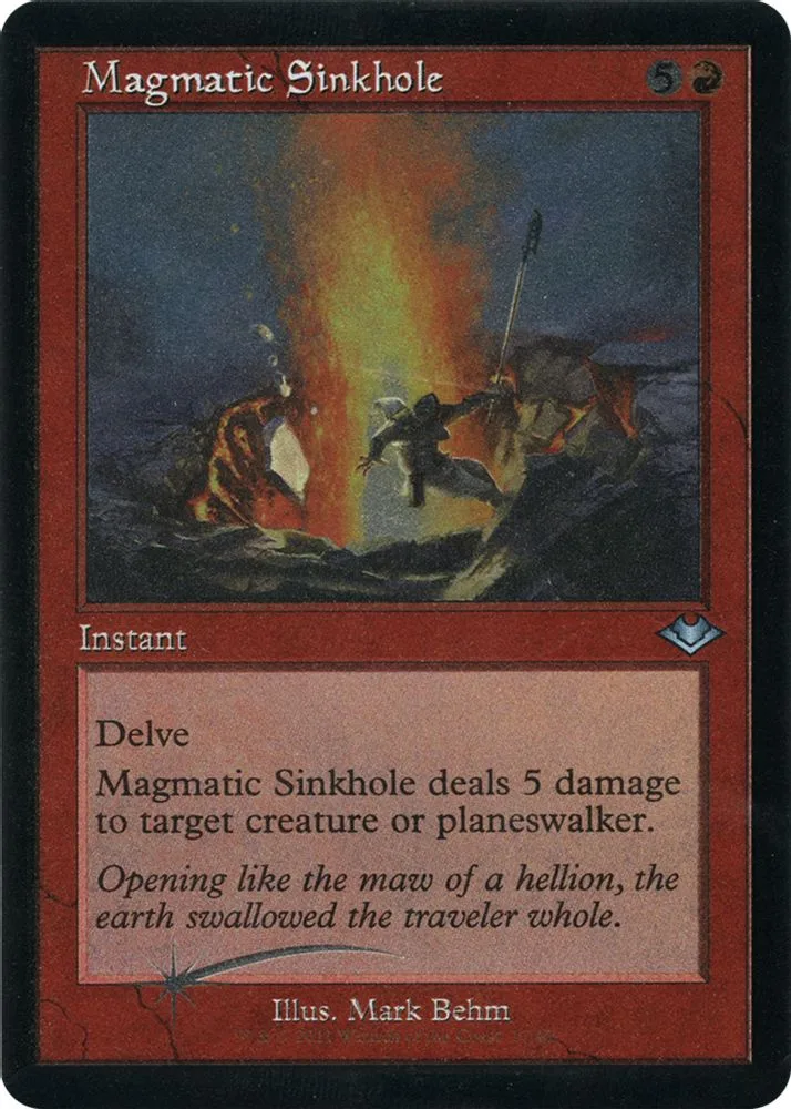 Magmatic Sinkhole (Retro Frame · Foil Etched)