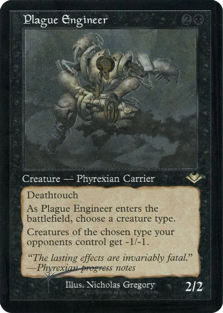 Plague Engineer (Retro Frame · Foil Etched)
