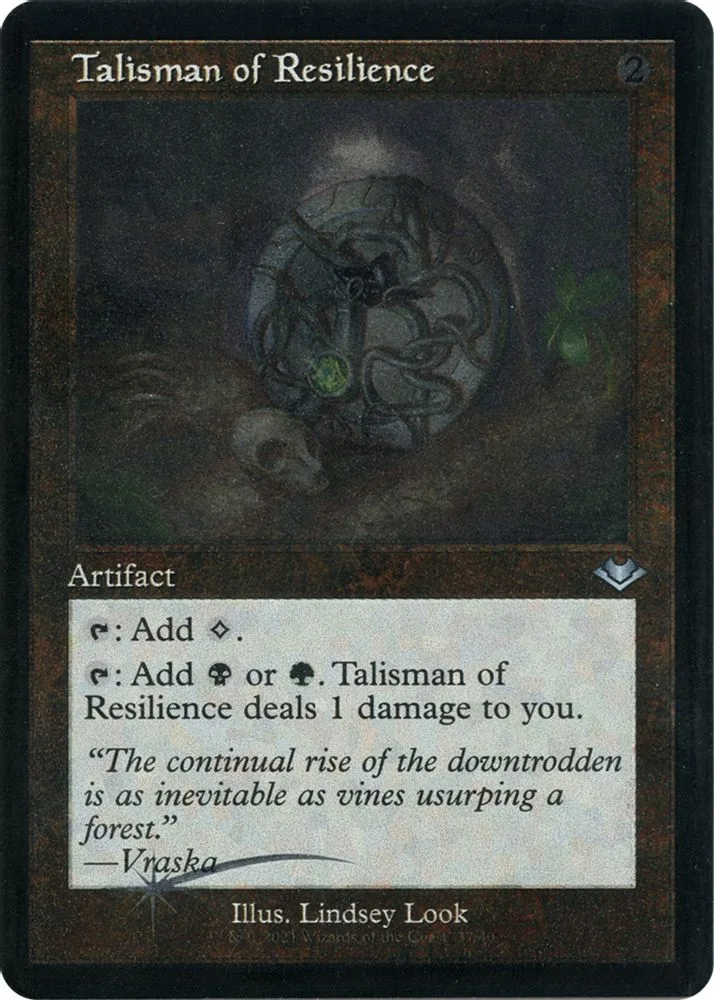 Talisman of Resilience (Retro Frame · Foil Etched)