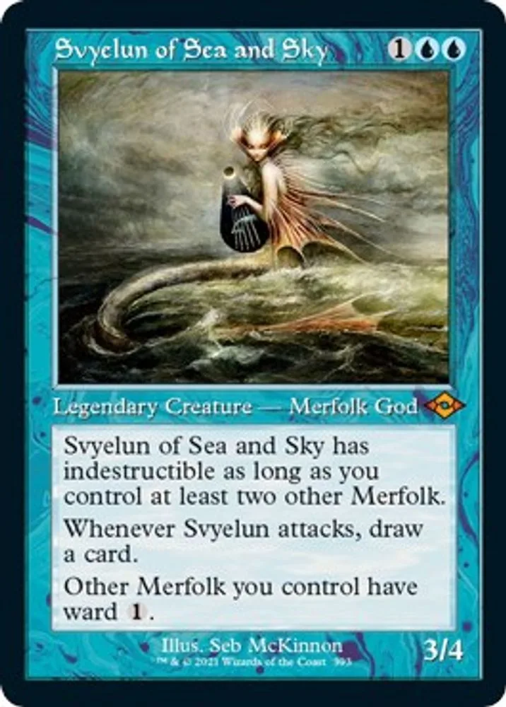 Svyelun of Sea and Sky (Retro Frame · Foil Etched)
