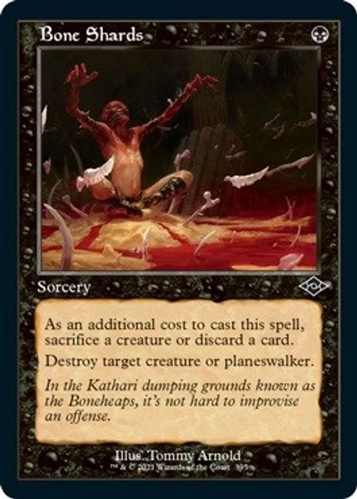 Bone Shards (Retro Frame · Foil Etched)
