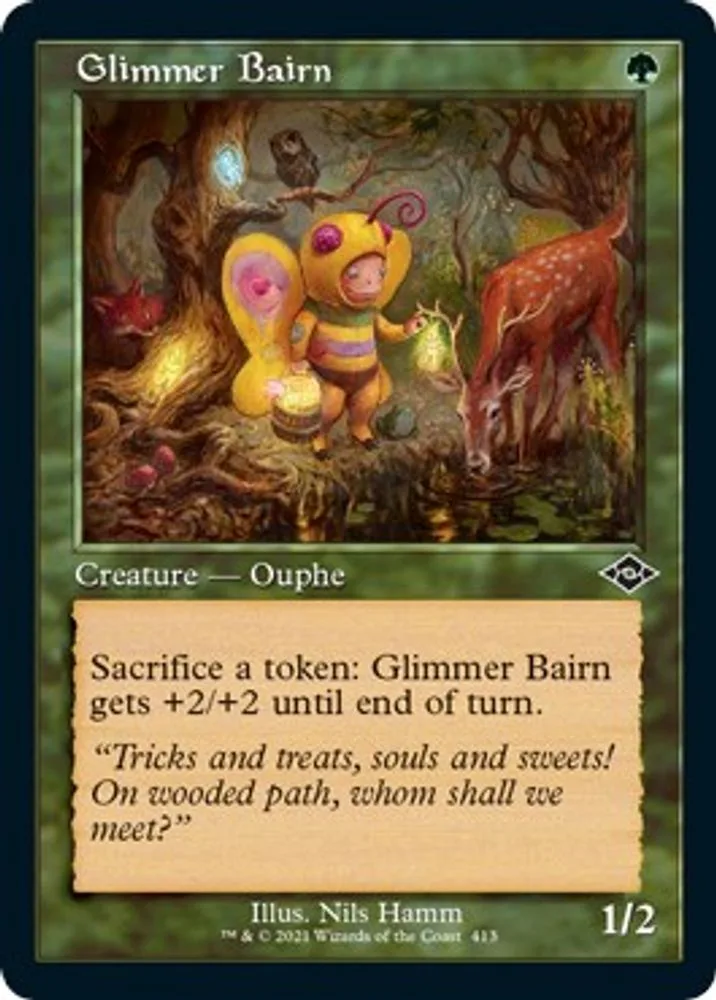 Glimmer Bairn (Retro Frame · Foil Etched)