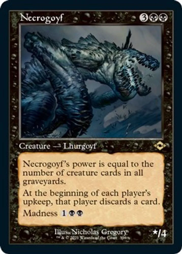 Necrogoyf (Retro Frame · Foil Etched)