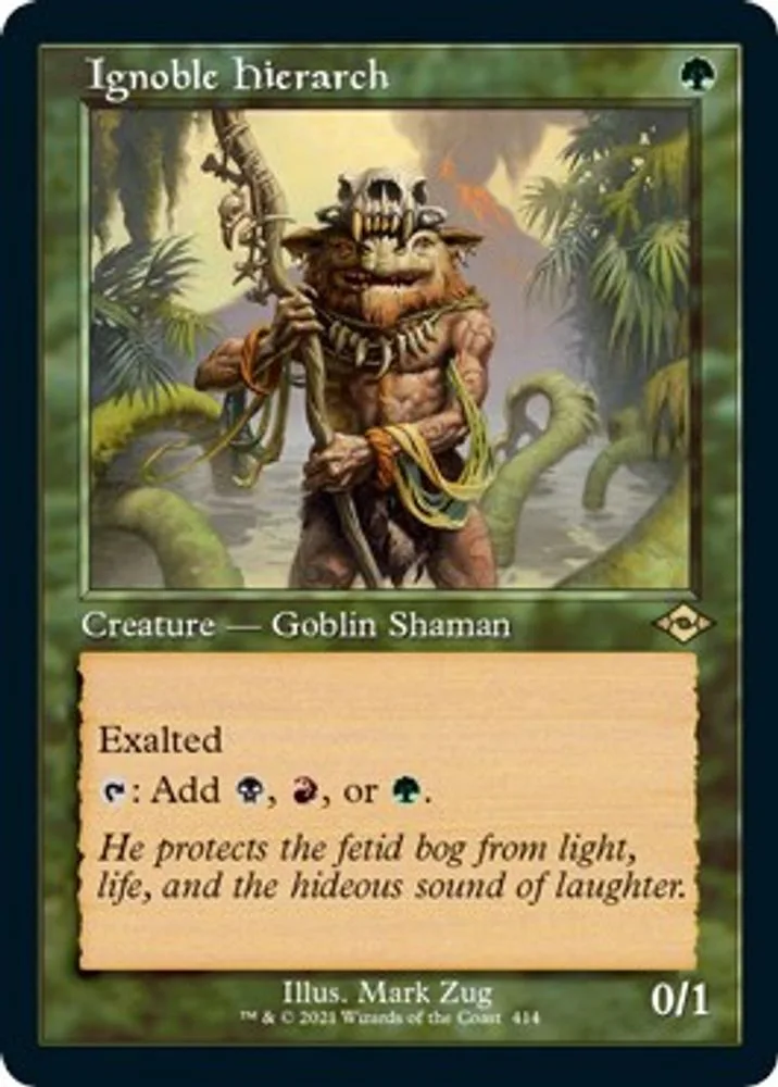 Ignoble Hierarch (Retro Frame · Foil Etched)