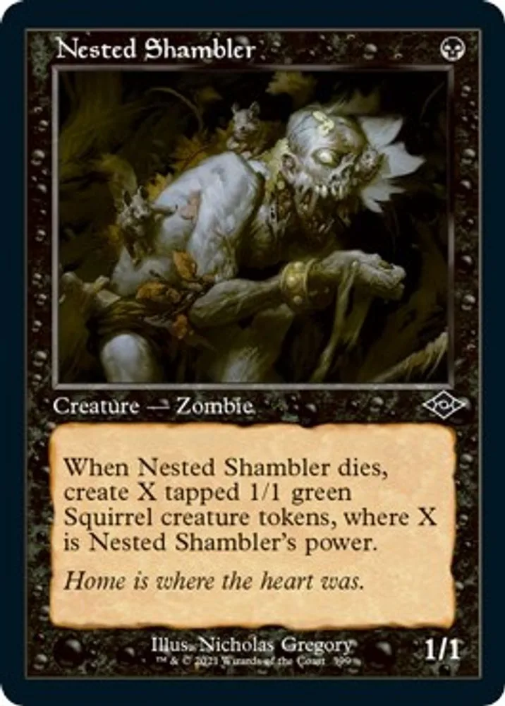 Nested Shambler (Retro Frame · Foil Etched)