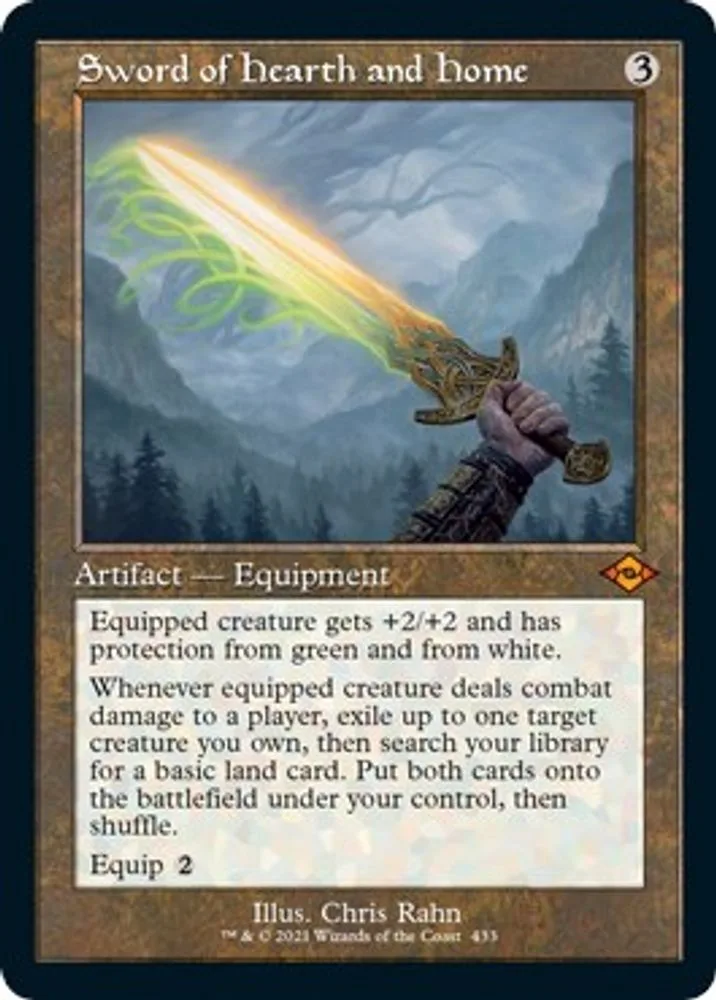 Sword of Hearth and Home (Retro Frame · Foil Etched)