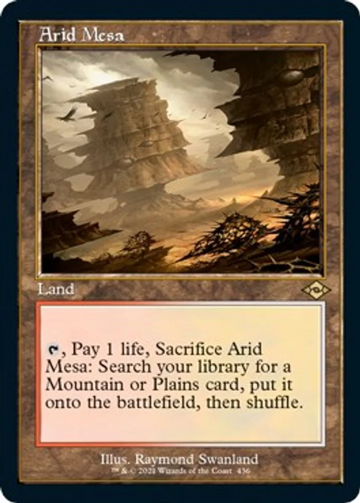 Arid Mesa (Retro Frame · Foil Etched)