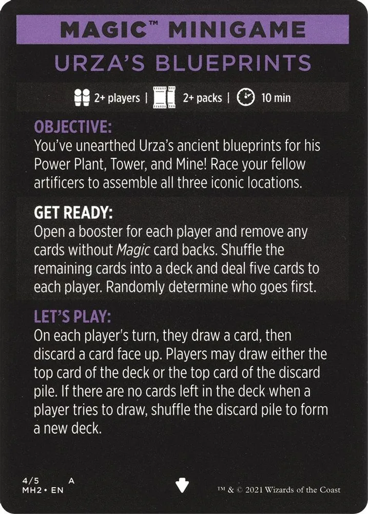 Magic Minigame: Urza's Blueprints (Magic Minigame: Urza's Blueprints)