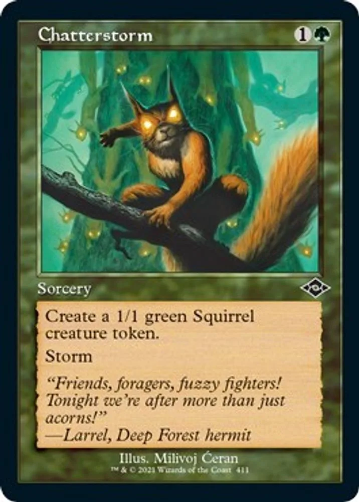 Chatterstorm (Retro Frame · Foil Etched)
