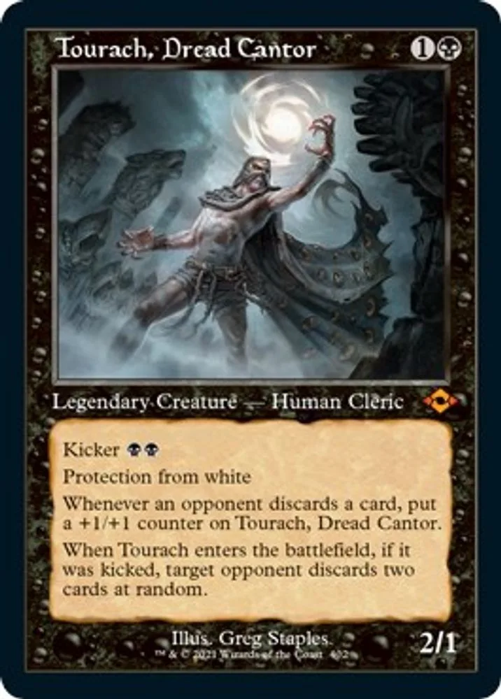 Tourach, Dread Cantor (Retro Frame · Foil Etched)