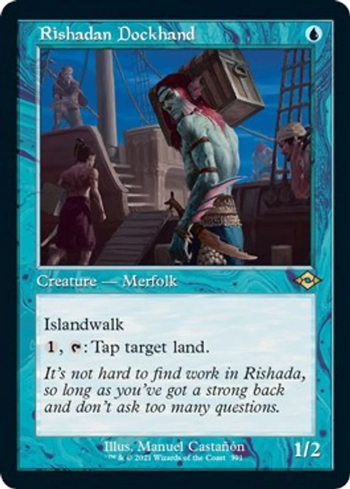 Rishadan Dockhand (Retro Frame · Foil Etched)
