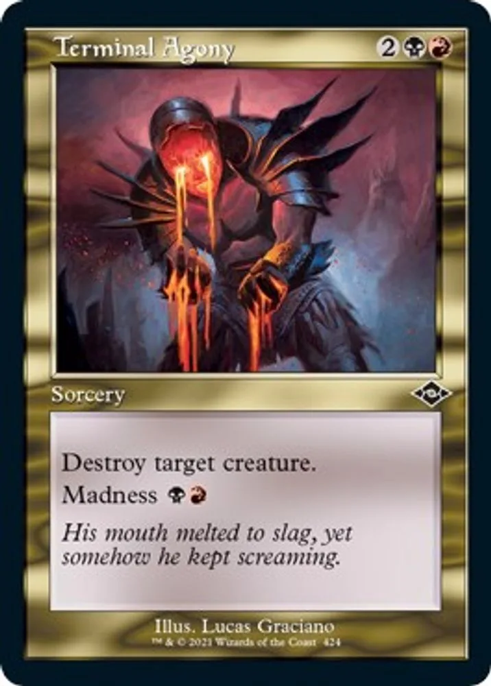 Terminal Agony (Retro Frame · Foil Etched)