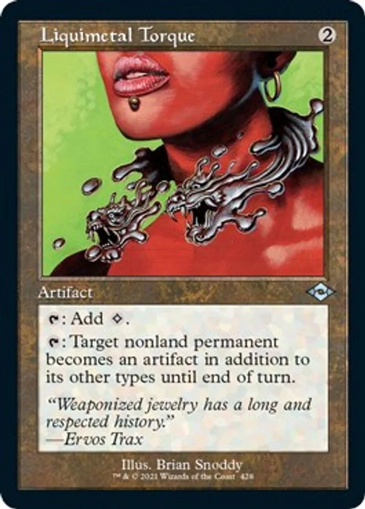 Liquimetal Torque (Retro Frame · Foil Etched)