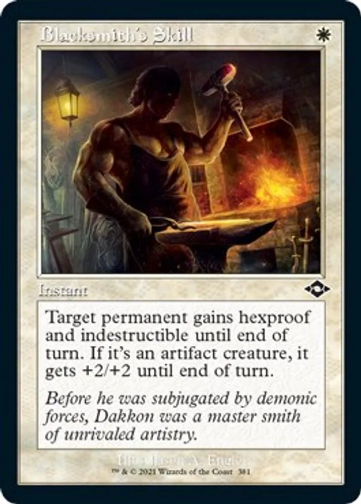 Blacksmith's Skill (Retro Frame · Foil Etched)
