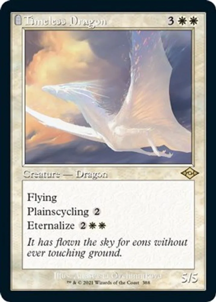 Timeless Dragon (Retro Frame · Foil Etched)