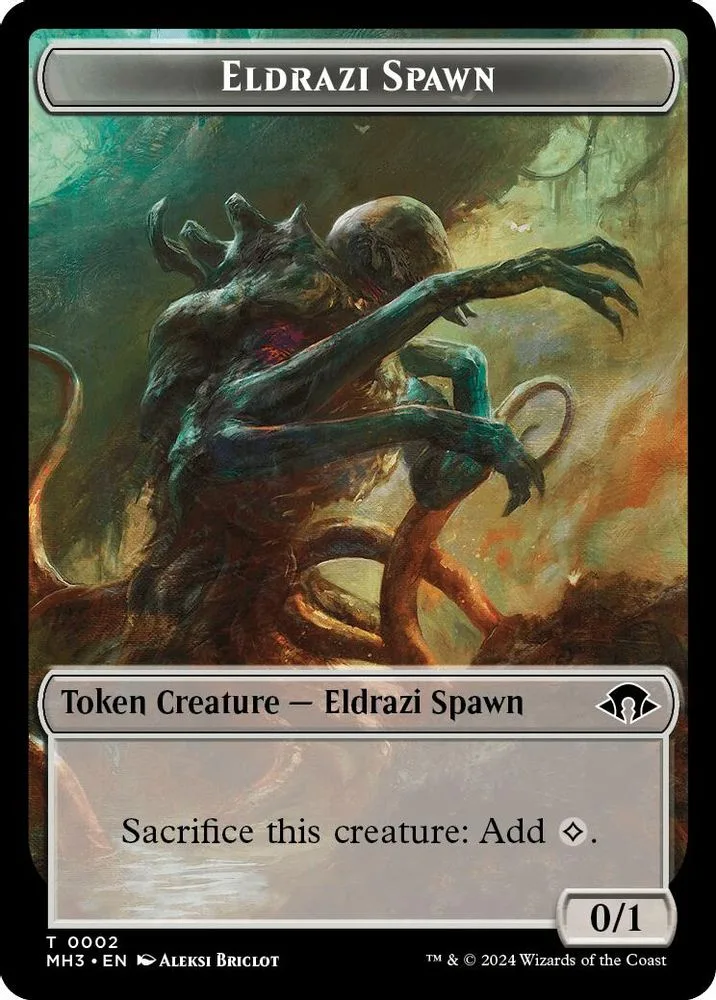 Eldrazi Spawn // Whale Double-Sided Token