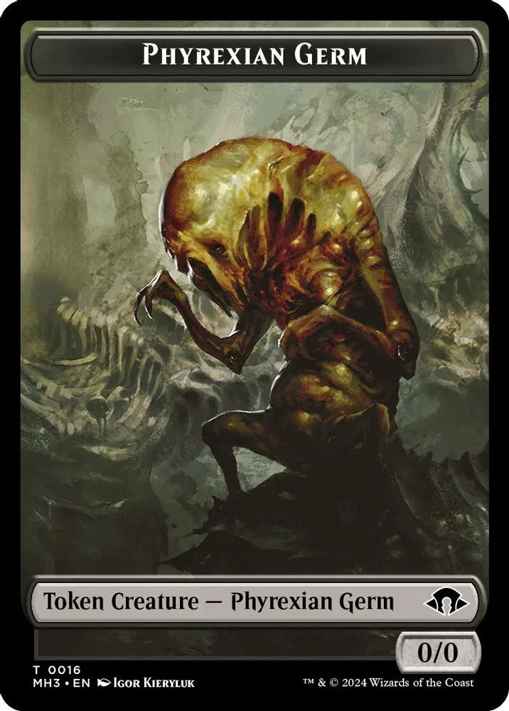 Phyrexian Germ // Angel Double-Sided Token