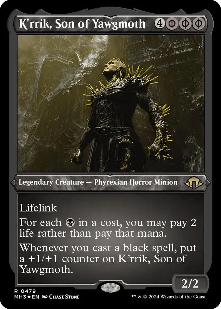 K'rrik, Son of Yawgmoth (Foil Etched)