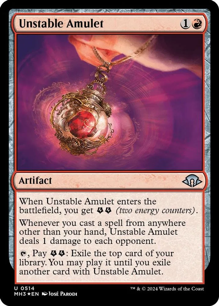 Unstable Amulet (Ripple Foil)