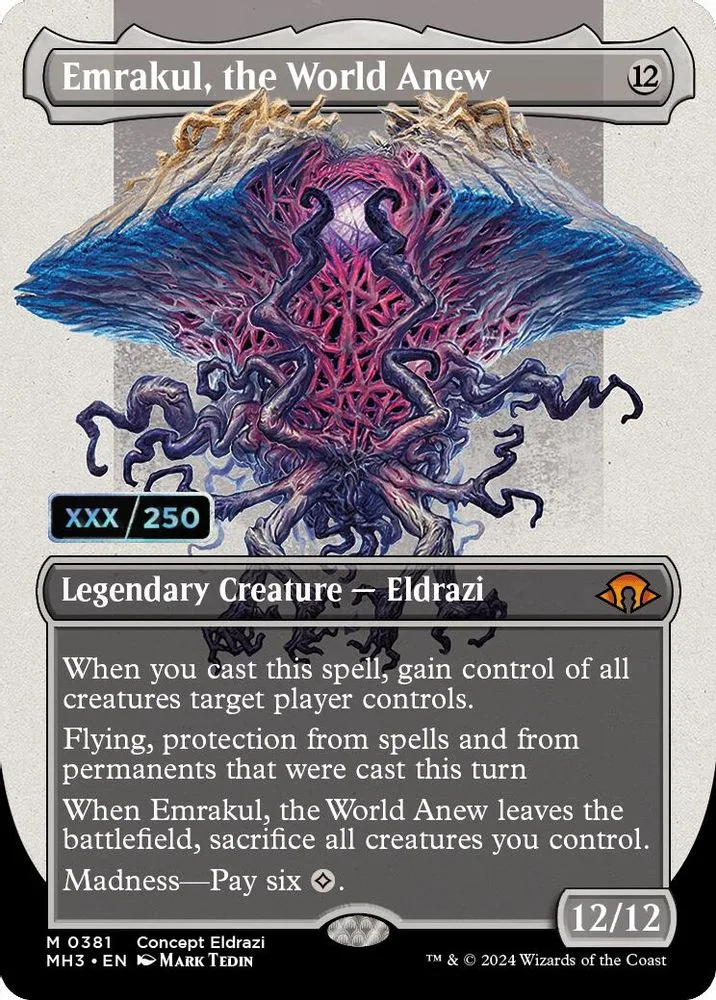 Emrakul, the World Anew (Borderless · Serial Numbered)