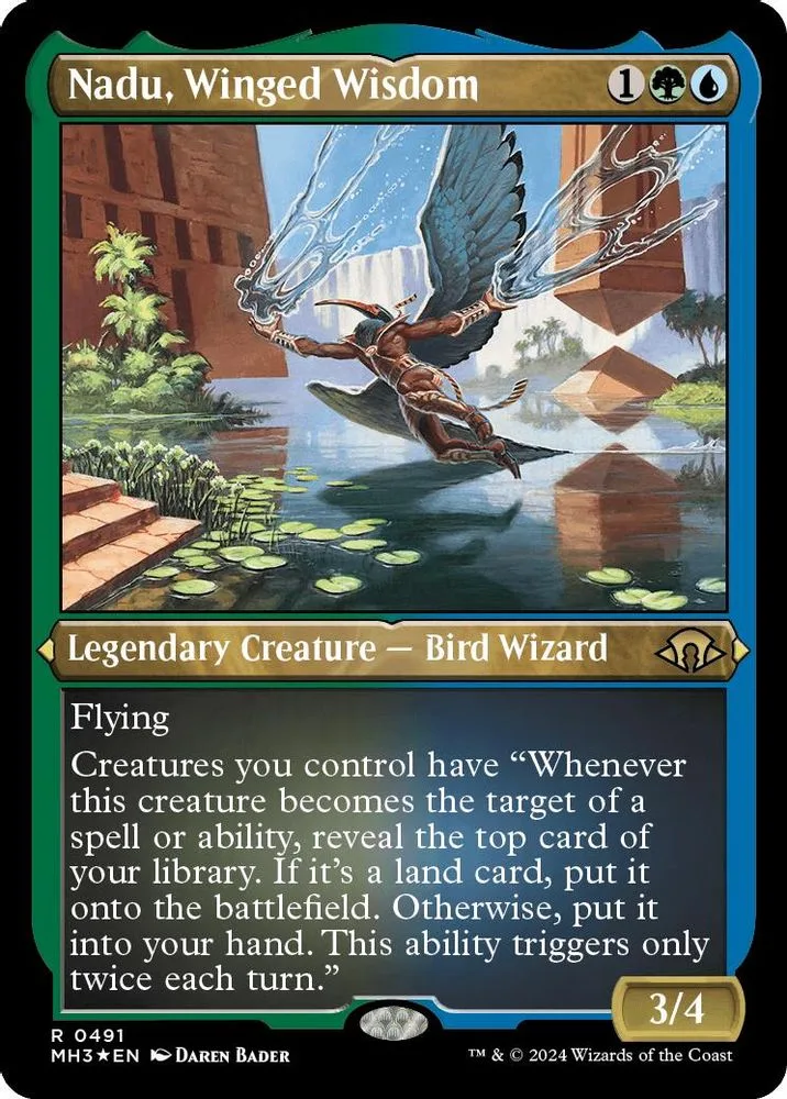 Nadu, Winged Wisdom (Foil Etched)